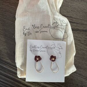 Endless Creations Floral Earrings